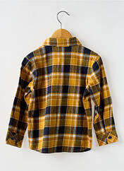 Chemise manches longues jaune ELLE EST OU LA MER pour garçon seconde vue