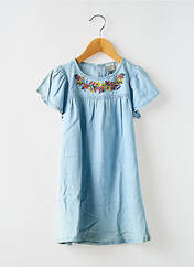 Robe mi-longue bleu ELLE EST OU LA MER pour fille seconde vue