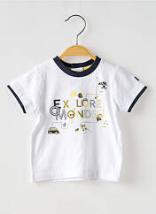 T-shirt blanc ELLE EST OU LA MER pour garçon seconde vue