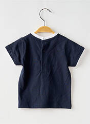 T-shirt bleu ELLE EST OU LA MER pour garçon seconde vue