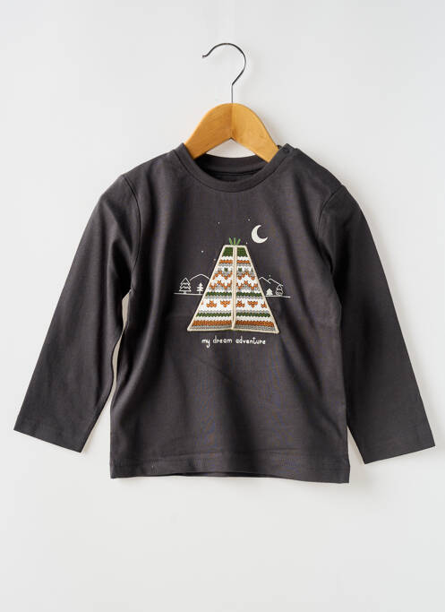 T-shirt manches longues manches longues gris MAYORAL garcon