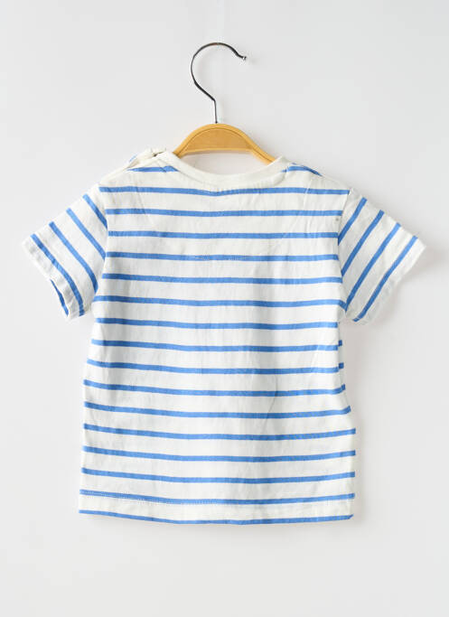T-shirt fermeture pressionnée manches courtes bleu MAYORAL garcon