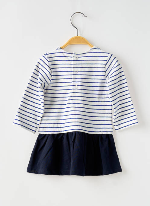 Robe mi-longue bleu ELLE EST OU LA MER fille