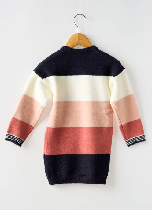 Robe pull rose ELLE EST OU LA MER pour fille