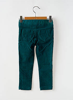 Pantalon slim stretch taille ajustable vert ELLE EST OU LA MER fille