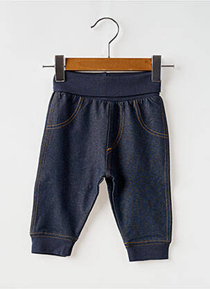 Pantalon droit taille normale taille élastique bleu SCHNIZLER garcon