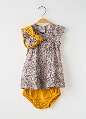 Ensemble short jaune ELLE EST OU LA MER pour fille seconde vue