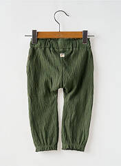 Pantalon droit vert NOPPIES pour fille seconde vue