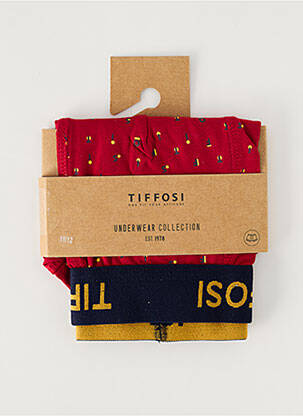Boxer rouge TIFFOSI pour garçon