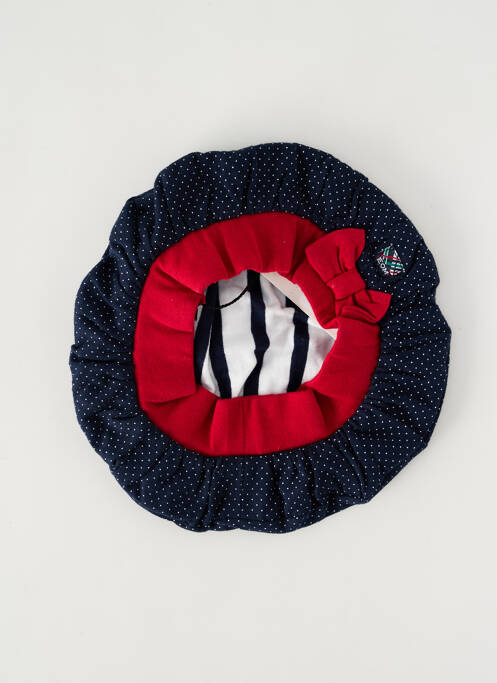 Chapeau doublure bleu ELLE EST OU LA MER fille
