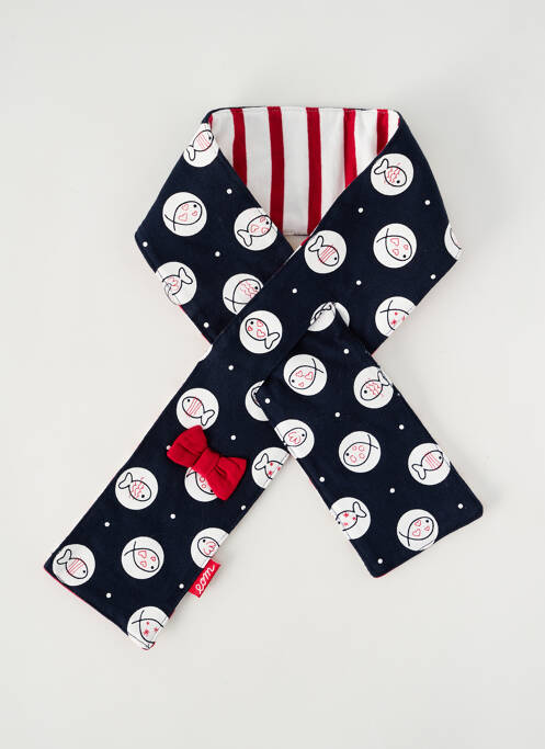 Echarpe bleu ELLE EST OU LA MER pour fille