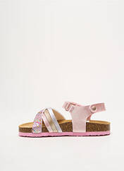 Sandales/Nu pieds rose PLAKTON pour fille seconde vue
