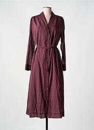 Robe longue manches longues manches longues violet OTTOD'AME femme