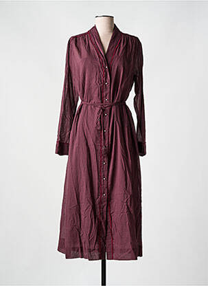 Robe longue manches longues manches longues violet OTTOD'AME femme