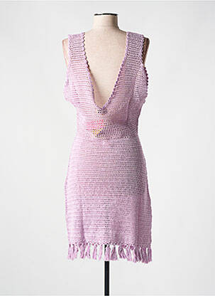Robe mi-longue sans manche sans manche violet VITAMINS femme
