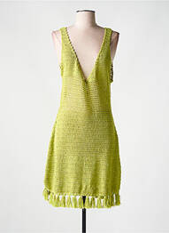 Robe mi-longue sans manche sans manche vert VITAMINS femme