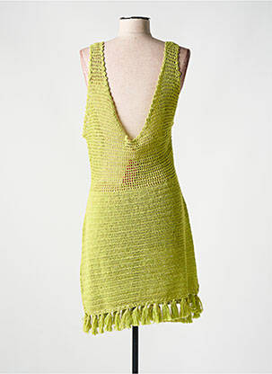 Robe mi-longue sans manche sans manche vert VITAMINS femme