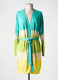 Gilet manches longues stretch vert ALDO MARTIN'S femme