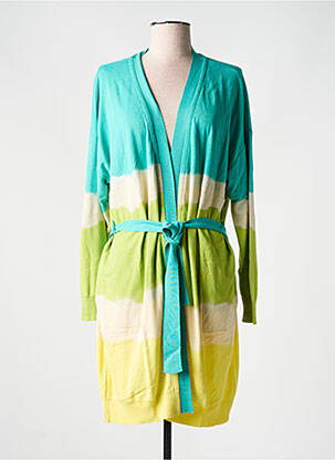 Gilet manches longues stretch vert ALDO MARTIN'S femme
