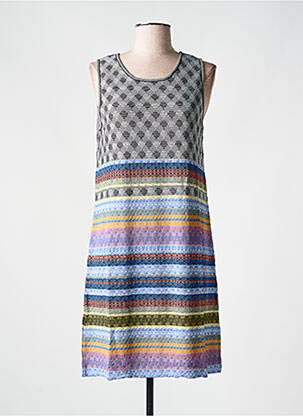 Robe courte sans manche sans manche bleu ALDO MARTIN'S femme