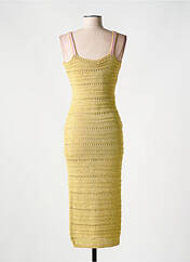 Robe longue jaune PHO FIRENZE pour femme seconde vue