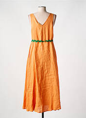 Robe longue orange OTTOD'AME pour femme seconde vue