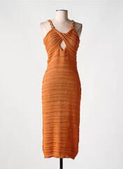 Robe longue orange PHO FIRENZE pour femme seconde vue