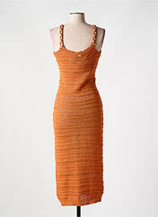 Robe longue orange PHO FIRENZE pour femme seconde vue