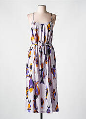 Robe longue violet NICE THINGS pour femme seconde vue