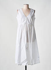 Robe mi-longue blanc ZEN ETHIC pour femme seconde vue