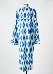 Robe mi-longue bleu ZEN ETHIC pour femme seconde vue