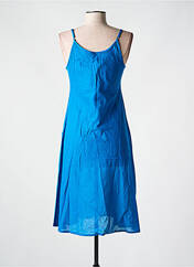 Robe mi-longue bleu ZEN ETHIC pour femme seconde vue