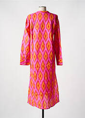 Robe mi-longue rose ZEN ETHIC pour femme seconde vue