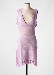 Robe mi-longue violet VITAMINS pour femme seconde vue