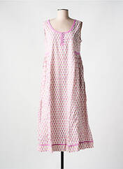 Robe mi-longue violet ZEN ETHIC pour femme seconde vue