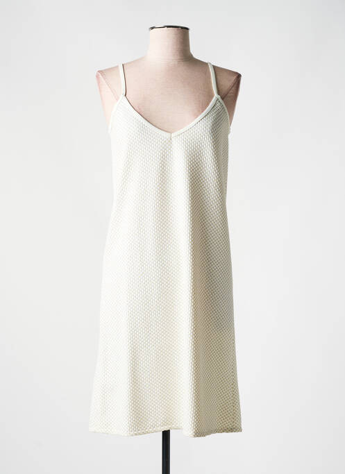 Robe de plage coupe cintrée beige GENIUS femme