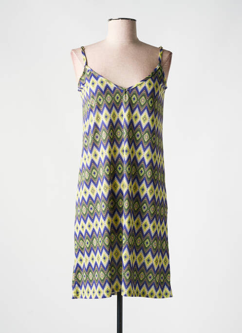 Robe de plage coupe cintrée jaune GENIUS femme