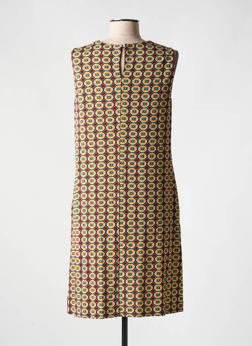 Robe courte marron MALIPARMI pour femme