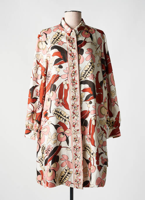 Robe courte orange MALIPARMI pour femme