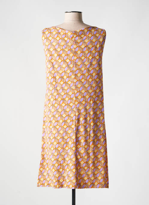 Robe courte orange MALIPARMI pour femme