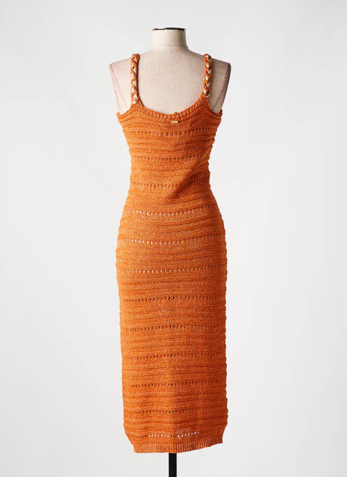 Robe longue orange PHO FIRENZE pour femme