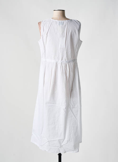 Robe mi-longue blanc ZEN ETHIC pour femme