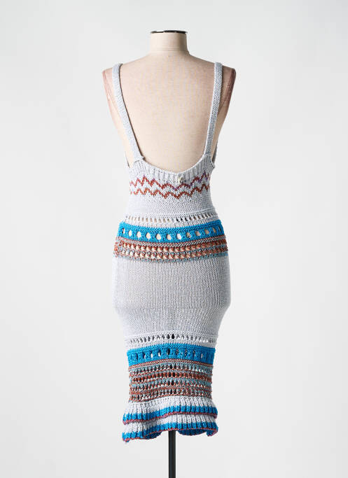 Robe mi-longue bleu PHO FIRENZE pour femme