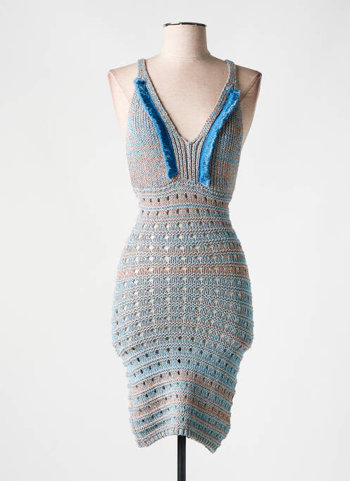 Robe mi-longue bleu PHO FIRENZE pour femme