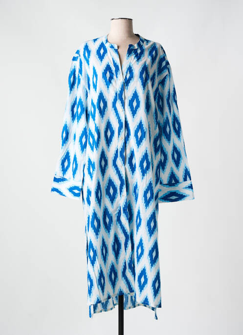 Robe mi-longue bleu ZEN ETHIC pour femme