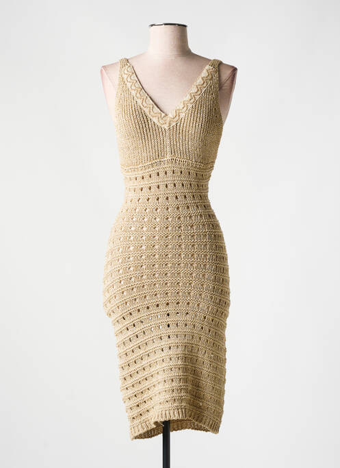 Robe mi-longue or PHO FIRENZE pour femme