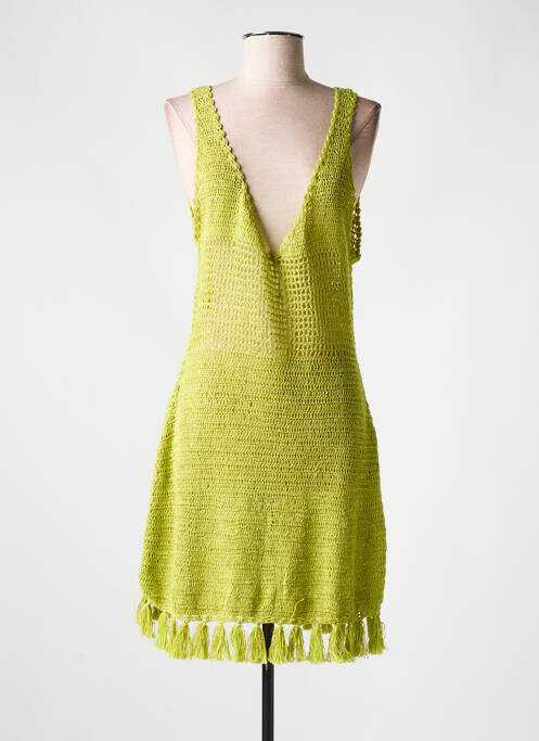 Robe mi-longue vert VITAMINS pour femme