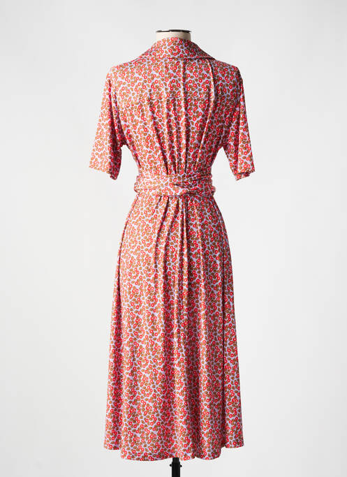 Robe mi-longue violet JUSTMINE pour femme