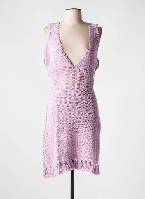 Robe mi-longue violet VITAMINS pour femme
