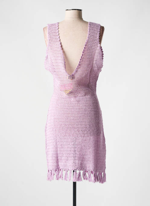 Robe mi-longue violet VITAMINS pour femme